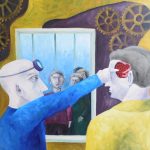"Asmeninis laikrodininkas", 70X70 cm, aliejus drobė