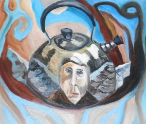 "Teapot", 40X50 cm, oil on canvas