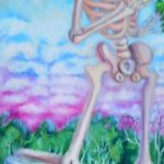 "Žaliuokė", 30X40 cm, aliejus drobė