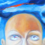 "Storm reader", 24X30 cm, oil on canvas