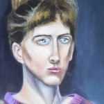 "Girl's portret", 40X50 cm, oil on canvas