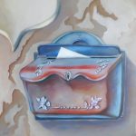 "For the star of August", 50X50 cm, oil on canvas